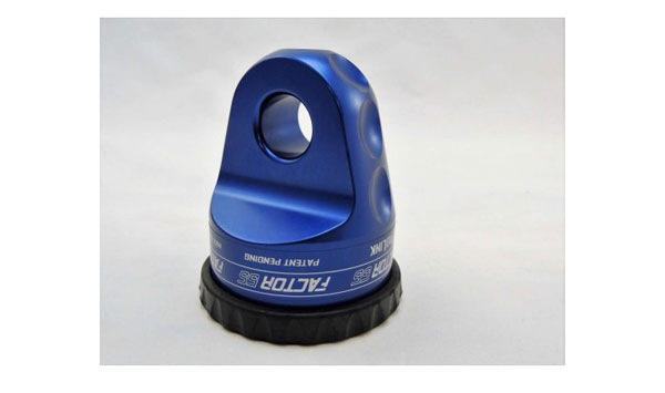 Factor 55 Prolink winch shackle mount blue