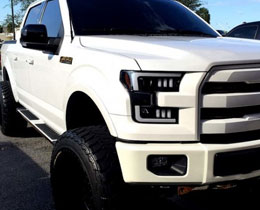 SMOKED PROJECTOR HEADLIGHTS FOR FORD F150